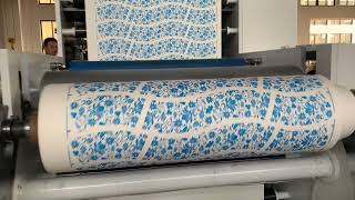 Paper cup flexo printing machine export to Europe 5 colors