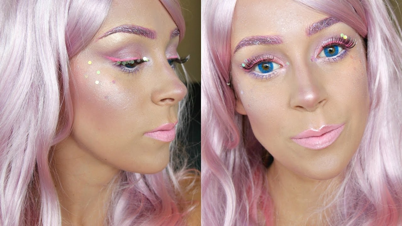 FAIRY & UNICORN MAKEUP || Halloween tutorial - YouTube FAIRY & UNICORN MAKE