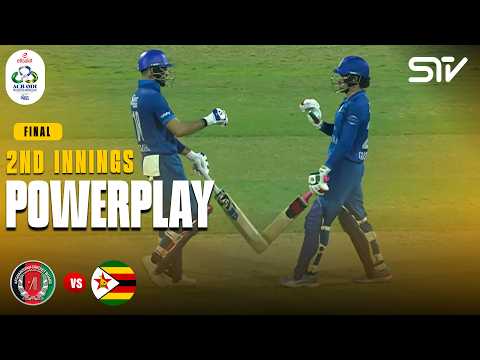 2nd Innings Powerplay | Afghanistan vs Zimbabwe | Final | ODI Tri-Series 2026 | M9R1H