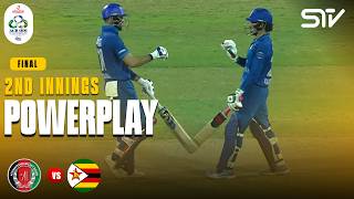 2nd Innings Powerplay | Afghanistan vs Zimbabwe | Final | ODI Tri-Series 2026 | M9R1H
