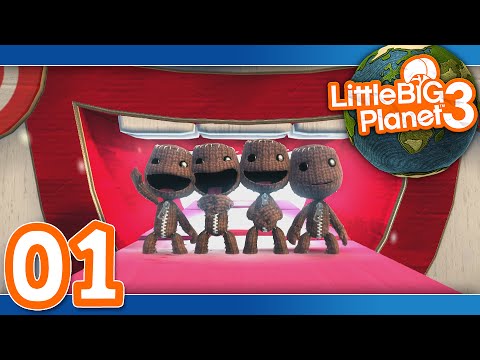 Little Big Planet 3: Part 01 - Prologue (4-Player) - YouTube