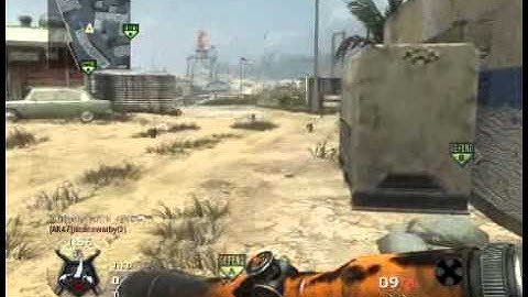 4ZN - BLACK OPS GAME CLIP #25 - Firing Range - Search and Destroy Fail Round
