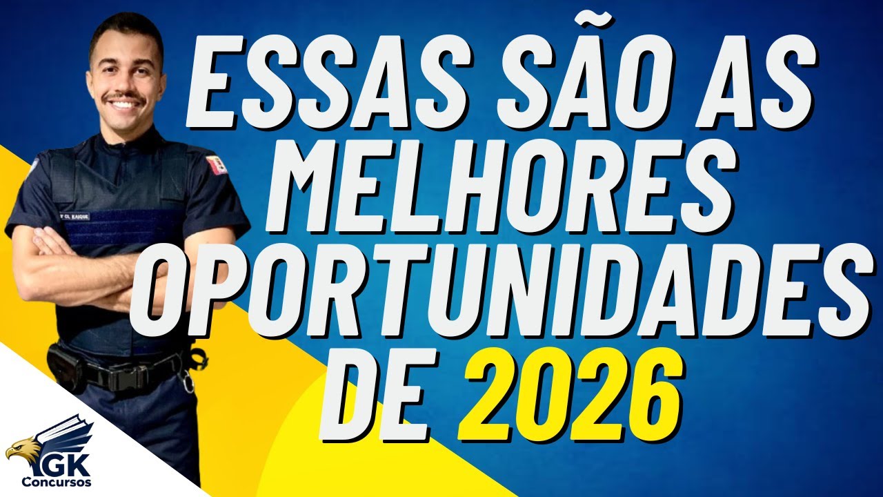 Principais concursos de GUARDAS MUNICIPAIS previstos para 2026
