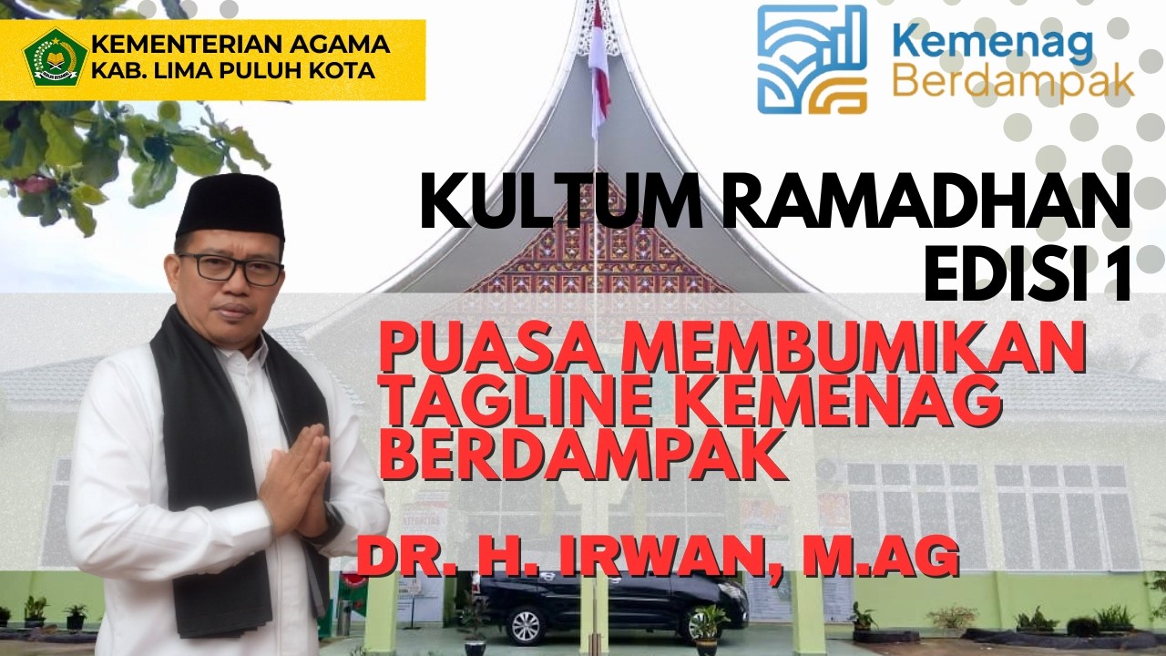 Puasa membumikan Tagline Kemenag Berdampak