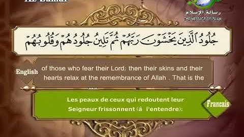 سورة الزمر ــ مصطفى اللاهونى