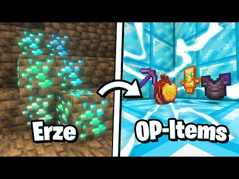 Minecraft, aber ERZE sind OP