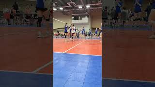 OVR championship tournament Point 16-3, serve receive