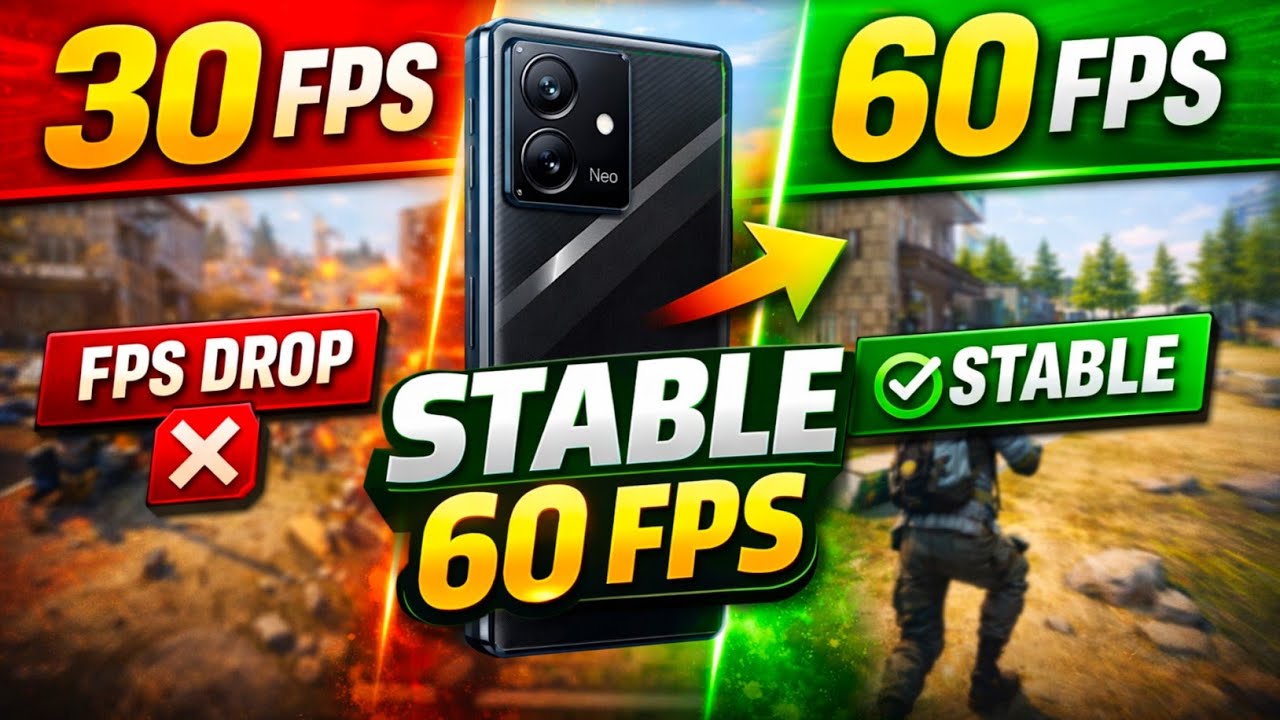 BGMI Stable FPS Fix 🔥| No Frame Drop + Smooth Gameplay @Tharki.GamingO 