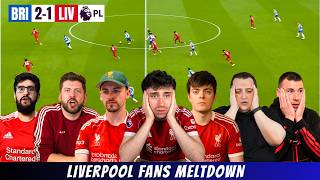 LIVERPOOL FANS BEST MELTDOWN COMPILATION | Brighton 2-1 Liverpool