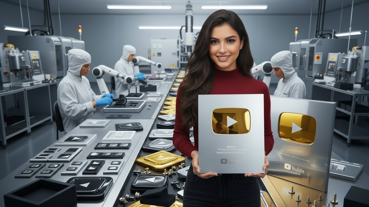 How You tube button is made full factory process