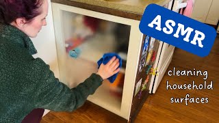 Cleaning various household objects & surfaces w/ microfiber cloth (no talking) #asmr #asmrcleaning 