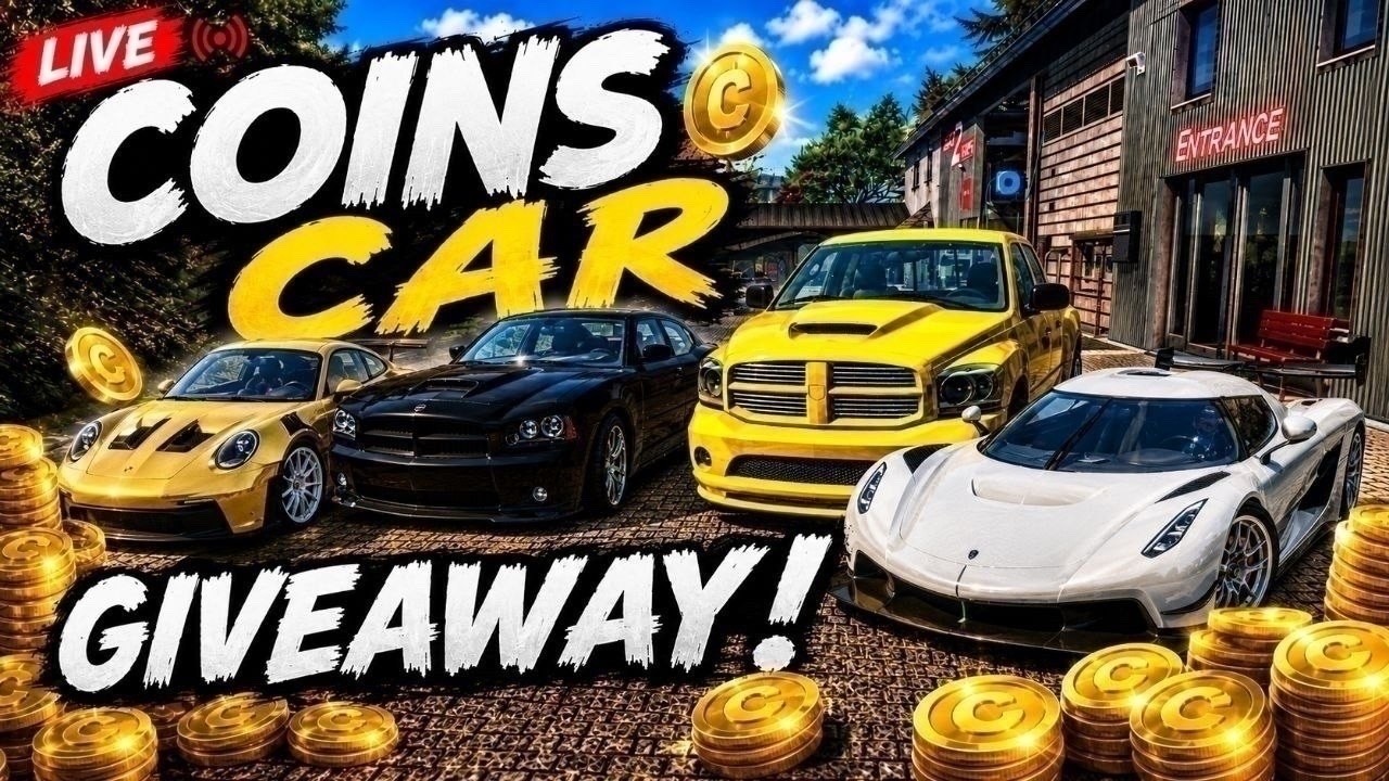 LIVE | Car Parking Multiplayer – ANY COIN CAR GIVEAWAY! 🚗🎉 #25