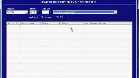 Creating An Activity Report For Management