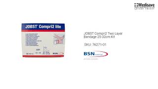 JOBST Compri2 Two Layer Bandage 25 32cm Kit 76271 01 1920x1080
