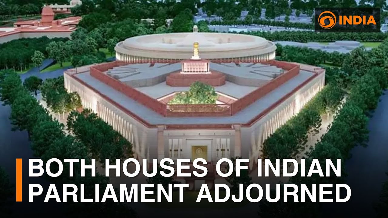 Both houses of Indian Parliament adjourned | DD India