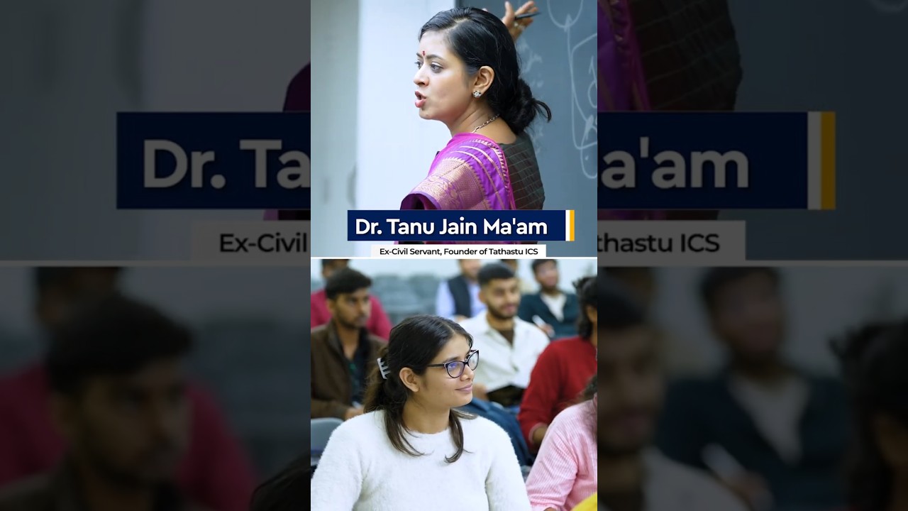 Tathastu ICS in Indore now! BA+UPSC Course under the guidance of Dr. Tanu Jain Ma'am 