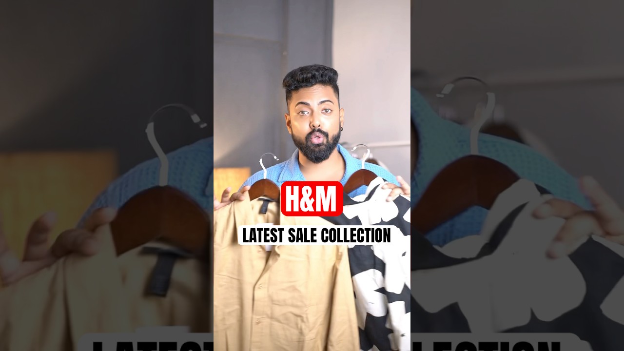 Latest H&m Sale 2025 collection haul🔥#hnmhaul #casualshirts #oldmoneyoutfits #printedshirt #hnm