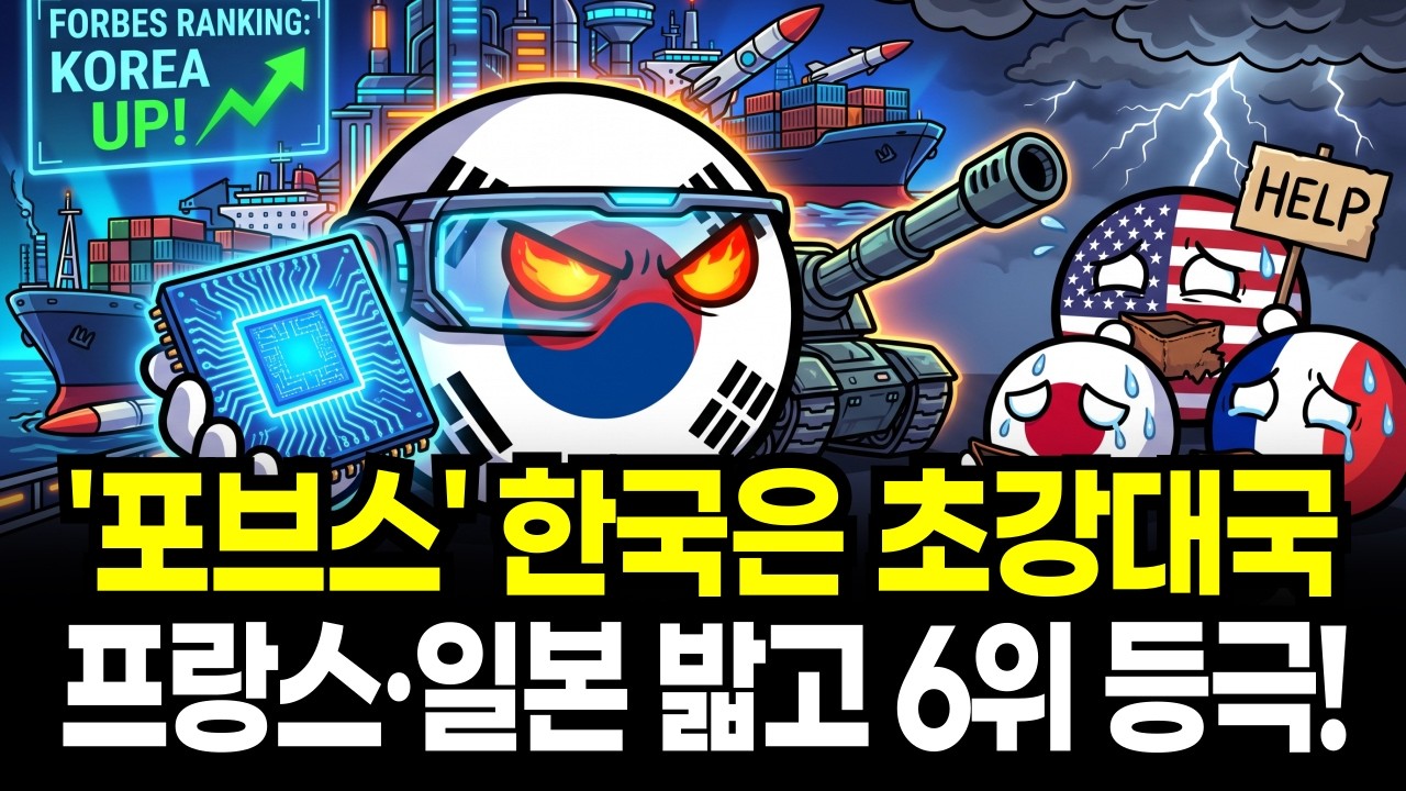 미국도 돈 싸 들고 줄 섰다! 포브스가 선언한 한국이 '초강대국'인 소름 돋는 진짜 이유