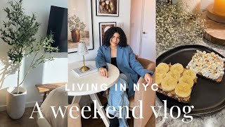 Living in NYC | Weekend in my life living alone, Balloon World Pop Up, I got a treadmill?!