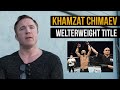 Khamzat Chimaev is ONE fight away from a Title Fight...