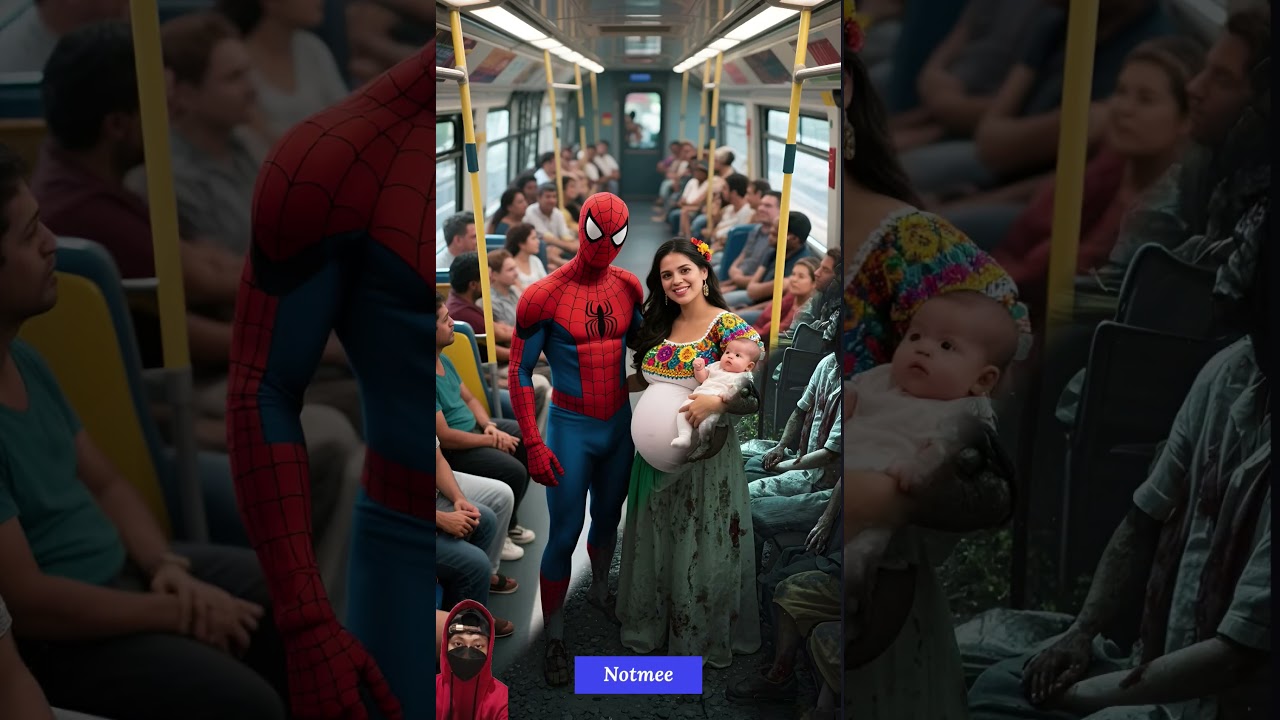 ❤Evolution of cat: Zombie spiderman and women2