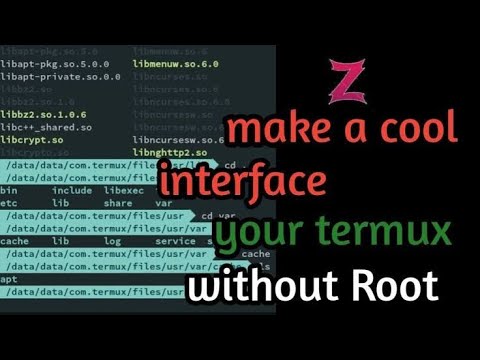 How to customize termux interface.