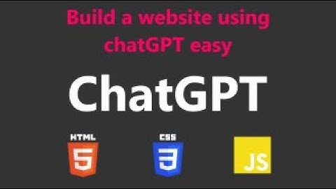 Build a Website using ChatGPT in 1 Minute.
