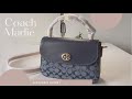 First Impressions: Coach Marlie Top Handle Satchel in Signature Chambray