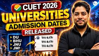 CUET Counselling 2026 Started DU, BHU, JNU, JMI Latest Update