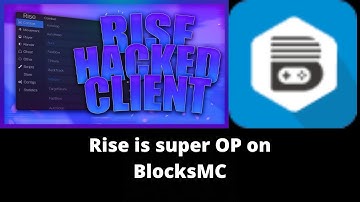 Hacking on BlocksMC w/ Rise Client | Very OP