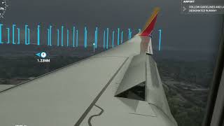 FOGGY & WINDY LANDING IN WASHINGTON (737 700 Southwest)