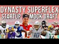 Dynasty Startup Superflex Mock Draft 2.0 "Robust RB Strategy" || 2021 Fantasy Football