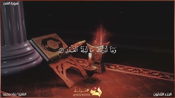 سورة القدر بصوت القارئ / زياد محمد - المصحف الشريف