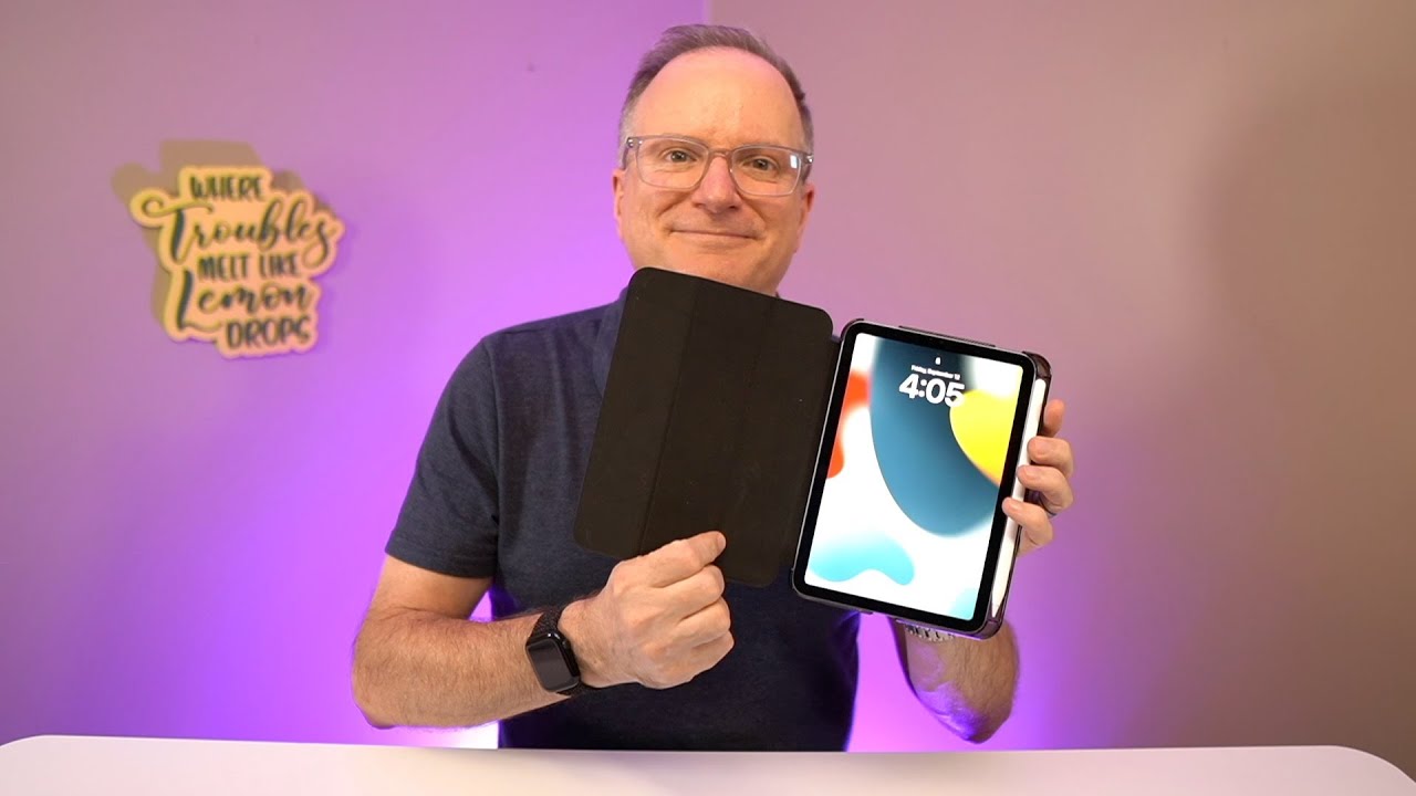 Чехол для iPad Mini 7-го и 6-го поколений с держателем для карандаша