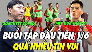 SÁNG 1/6: ĐTVN Tập Buổi Đầu Tiên, HLV Kim Sang Sik Nói Điều Ai Cũng Phải Bất Ngờ, NHM Sung Sướng