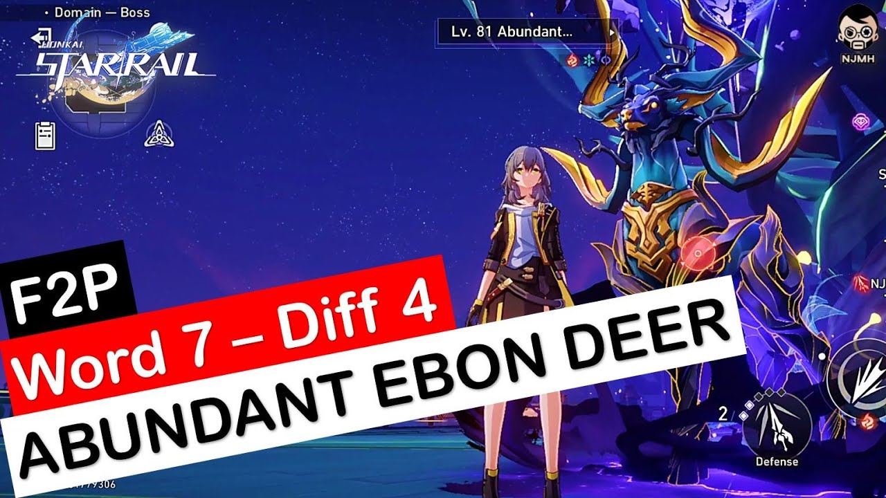 [F2P] Abundant Ebon Deer | World 7 Difficulty 3 | Simulated Universe | Honkai Star Rail