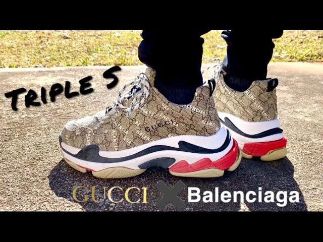 🔆HACKER PROJECT🔆 Balenciaga X Gucci Triple S (Hang~N~Swang REVIEW) 2022  gifted 