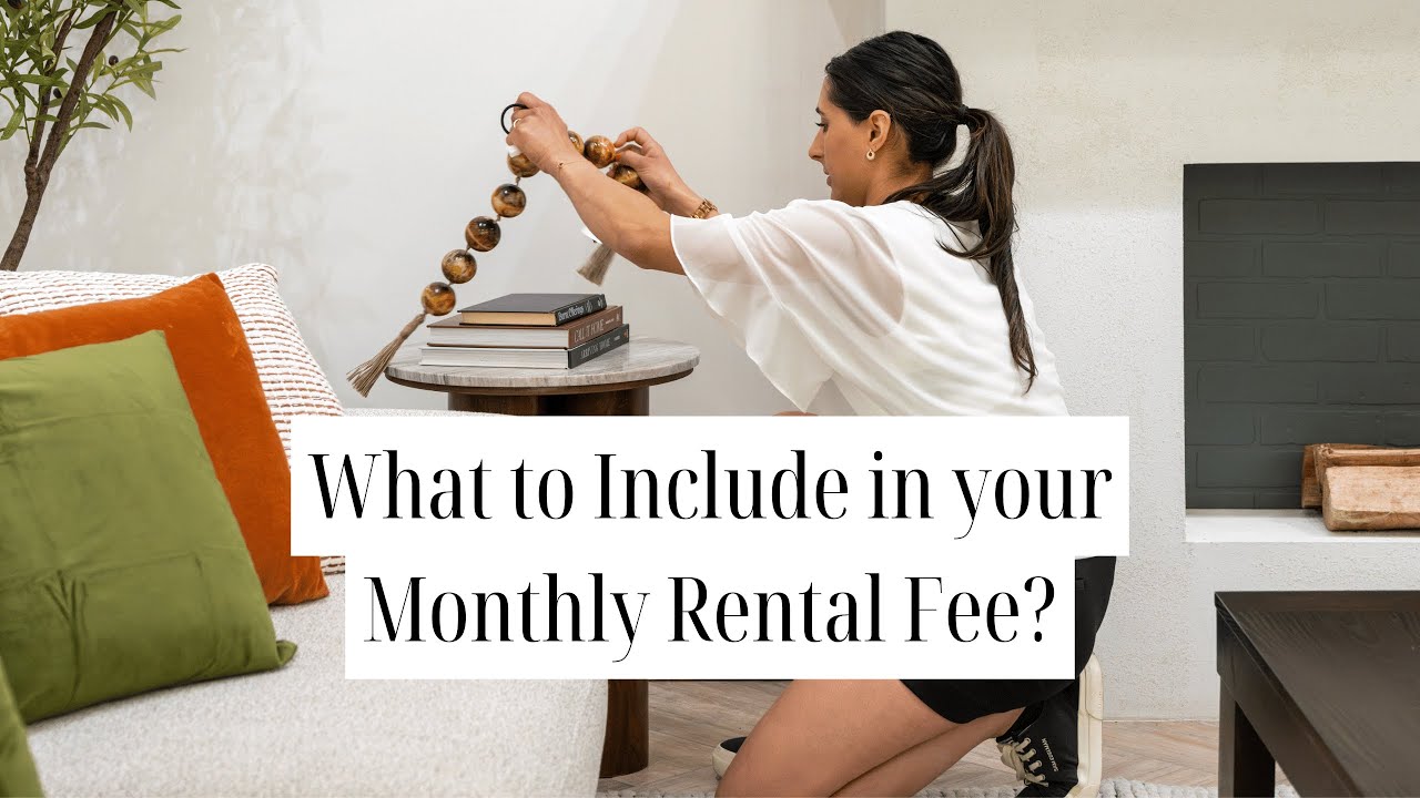 What is included in the monthly rental fee?