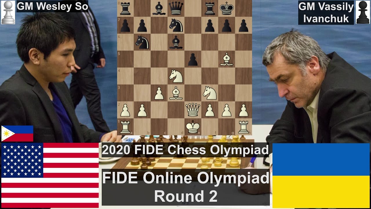 Wesley So vs Vassily Ivanchuk. 2020 FIDE Online Chess Olympiad Round 2