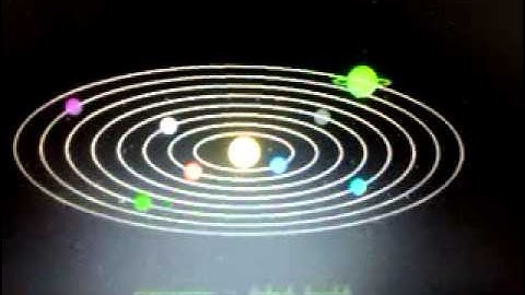 C/C++ graphics solar system simulation and animation program