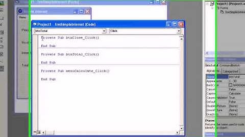 Developing Graphical User Interfaces using VB 6| VB 6.0 GUI Programming|VB Video Tutorials