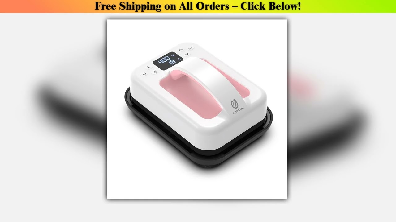 HP6 Heat Press Machine for T Shirts 7x5'' Portable T Shirt Press Machine Fast Heat-up Iron Press