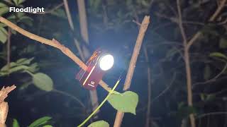 Wurkkos HD03 680LM Mini Clip Light USB Rechargeable Pocket Flashlight Spotlight/Floodlight Portable