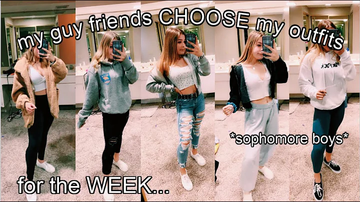 my GUY FRIENDS choose my outfits for the WEEK!