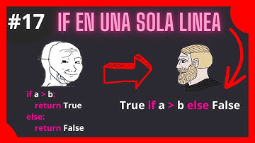 🔴 Operador Condicional TERNARIO (IF en una Sola LINEA) | Curso de Python desde CERO🐍