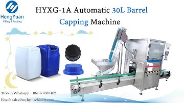 HYXG-1A Automatic Single Head Capping Machine for  30L Barrel