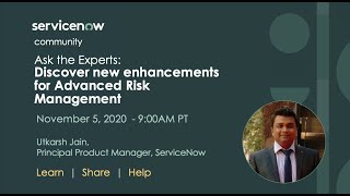 11/5 Ask the Experts: Discover new enhancements for Advanced Risk Management