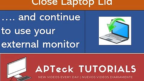 How to close laptop lid and still use an external monitor | APTeck Tutorials
