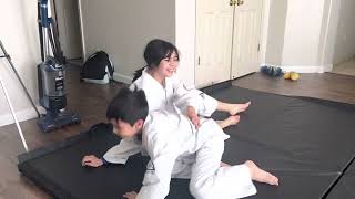 Meadow and Max Grappling