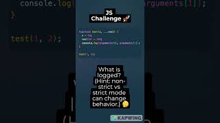 Today's JS Challenge 🚀 #coding #javascript #codes #owncode